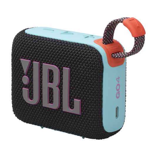 JBL Go 4 - Black and Orange - Ultra-Portable Bluetooth Speaker - Detailshot 1 image number null